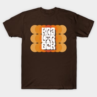 Krautrock /\/\ 70s Styled Typographic Artwork T-Shirt